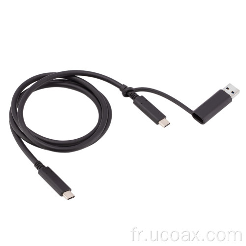 Câble USB-C de transmission des données interfaces USB